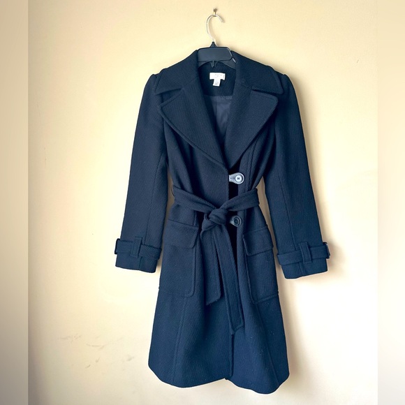Anne Taylor Loft Wool Peacoat size 2 - Picture 3 of 4
